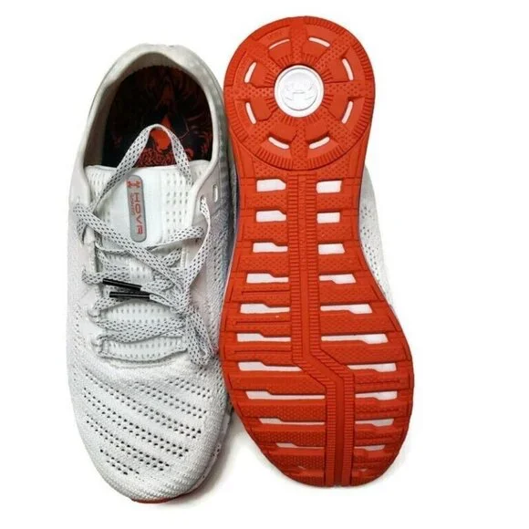Under Armour HOVR Sonic Auburn Tigers Running Sneakers Shoes White Mens 8.5 - Picture 9 of 10